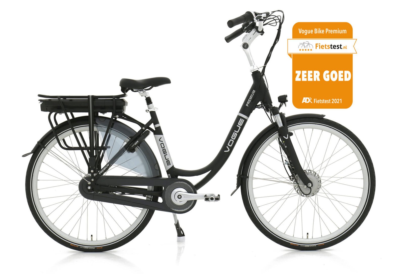 Vogue Premium elektrische fiets zwart NIEUW