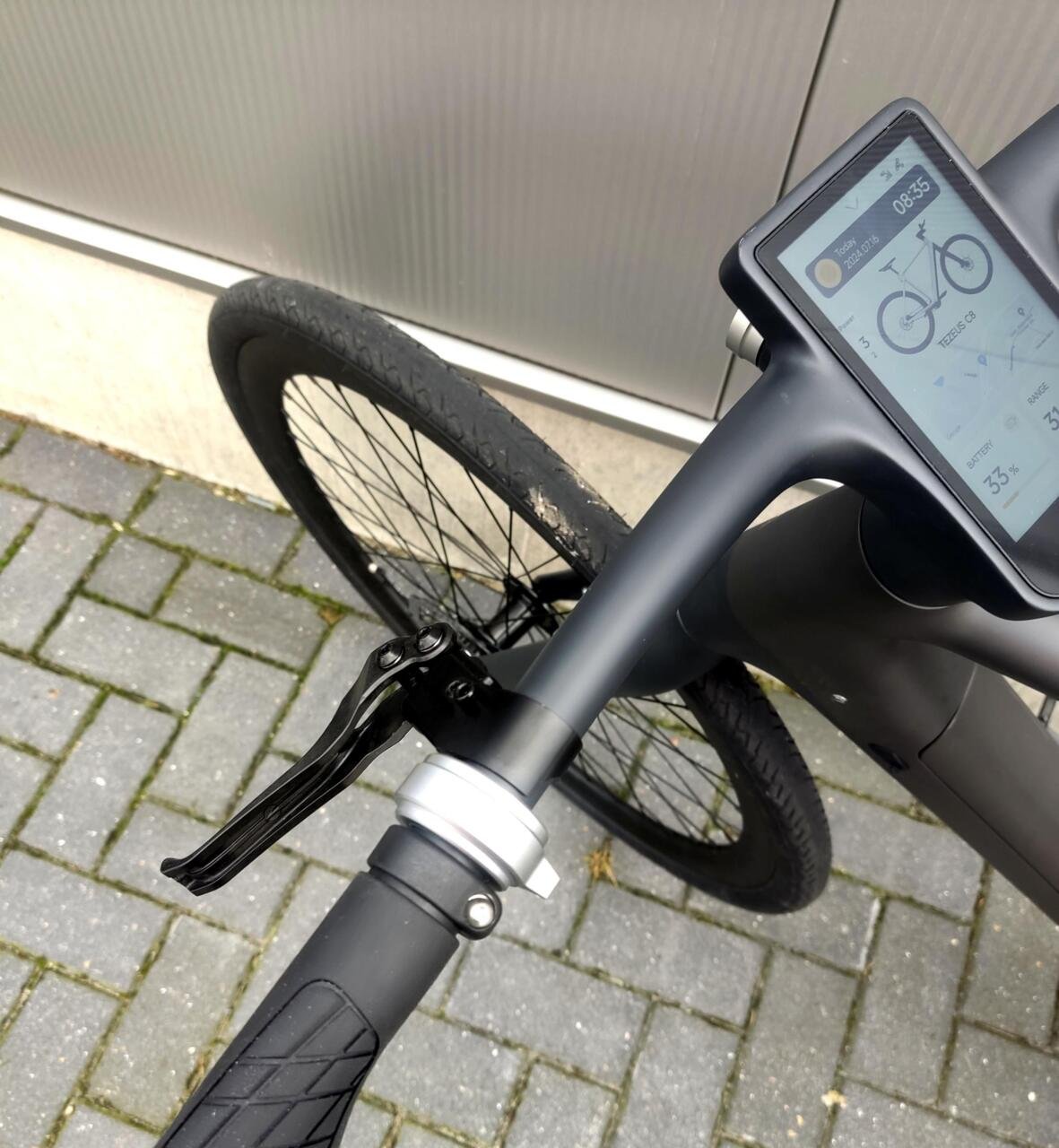 Tezeus C8 Automatic 3-speed Carbon design e-bike Kleur: zwart - Afbeelding 10