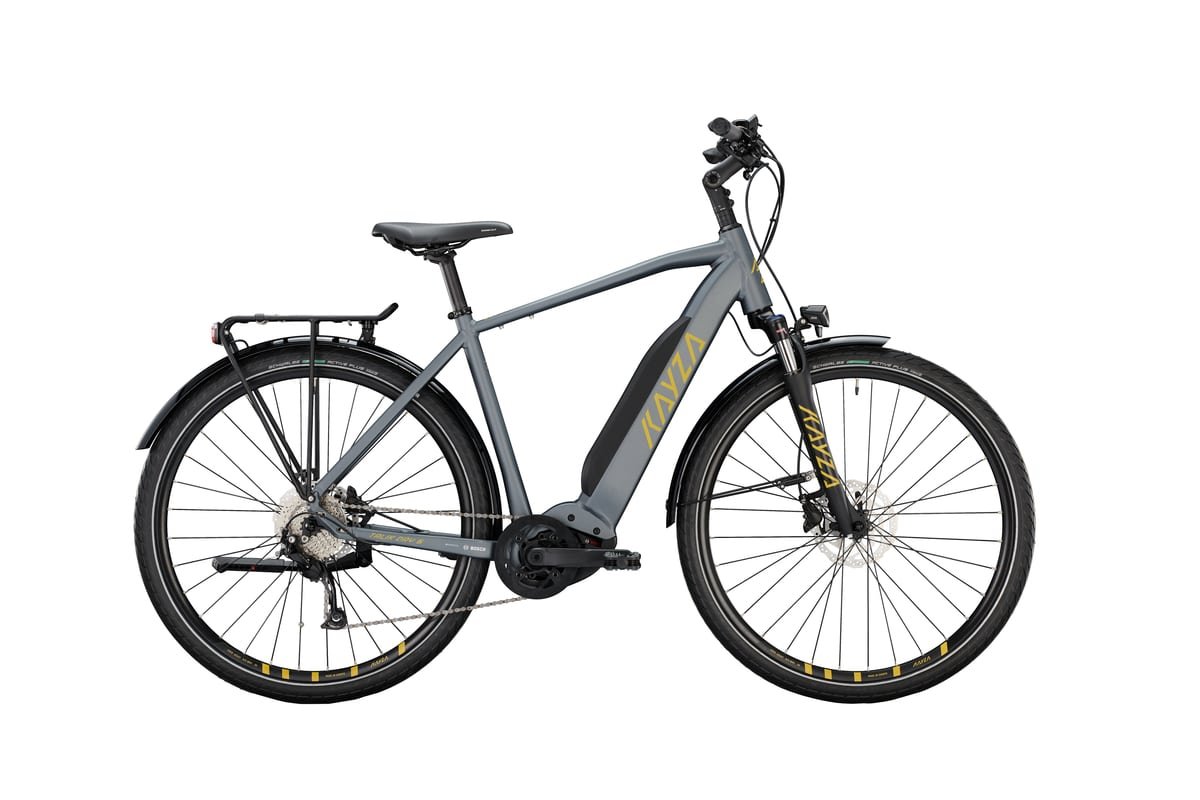 KAYZA Talik Dry 6 Diamant stonegrey matt / gold matt Maat: L(56cm)