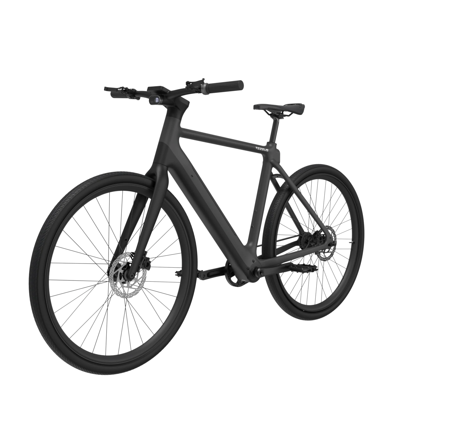 Tezeus C8 Automatic 3-speed Carbon design e-bike Kleur: zwart - Afbeelding 2