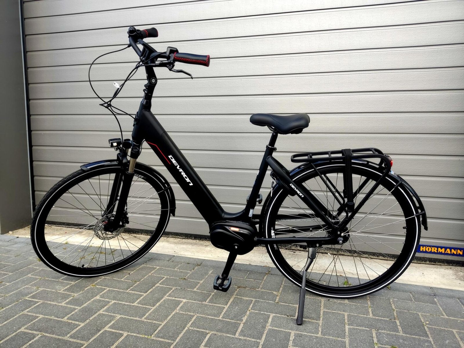 Devron 28426 City e-bike lage instap 80NM Middenmotor Zwart (L) - Afbeelding 16