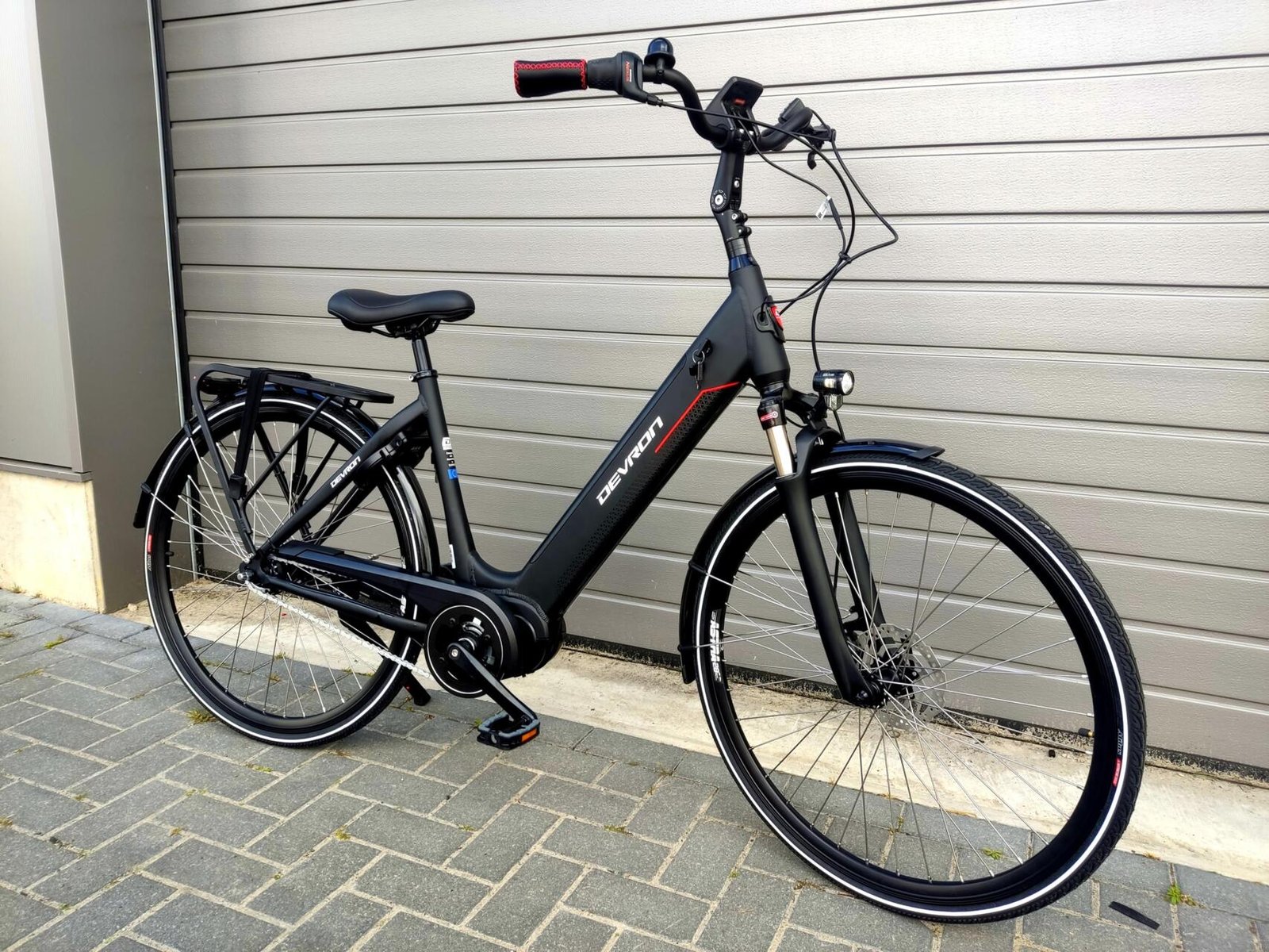 Devron 28426 City e-bike lage instap 80NM Middenmotor Zwart (L) - Afbeelding 14