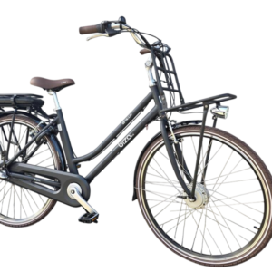 Bizobike E-ville Elektrische transportfiets Mat zwart