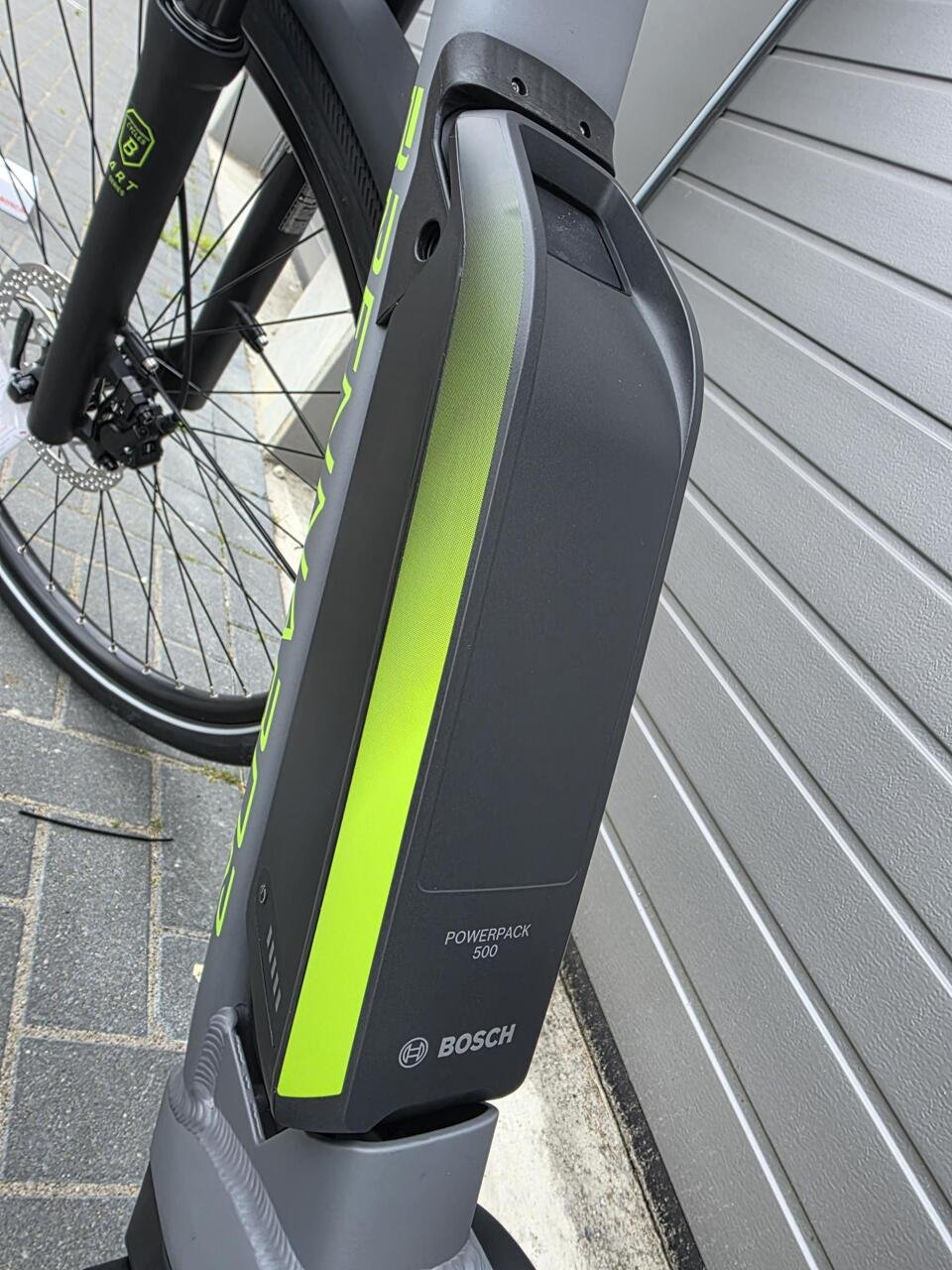 BRENNABOR T-32e Diamant concrete grey matt / lime matt Maat: M(50cm) - Afbeelding 3