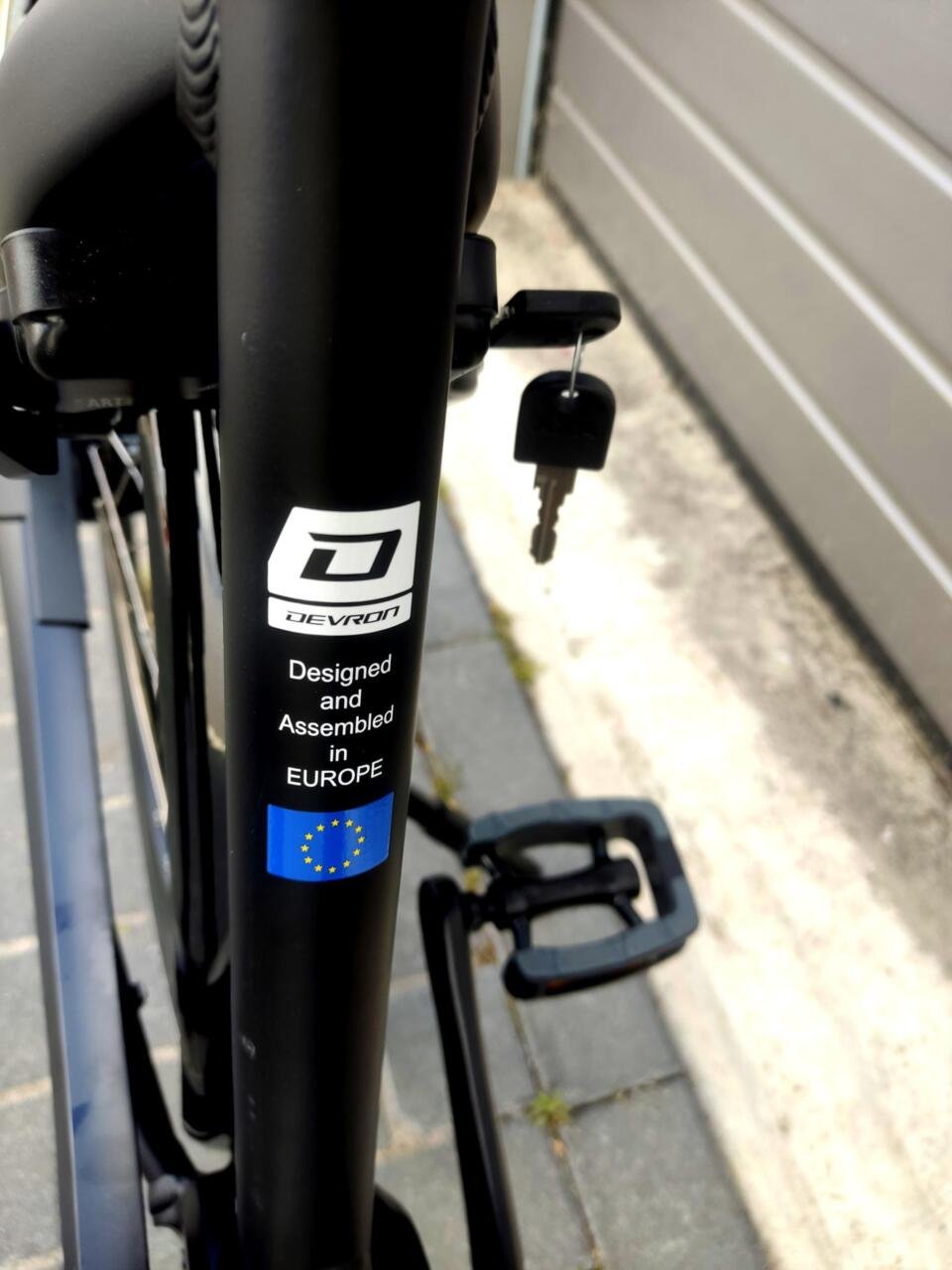 Devron 28426 City e-bike lage instap 80NM Middenmotor Zwart (L) - Afbeelding 7