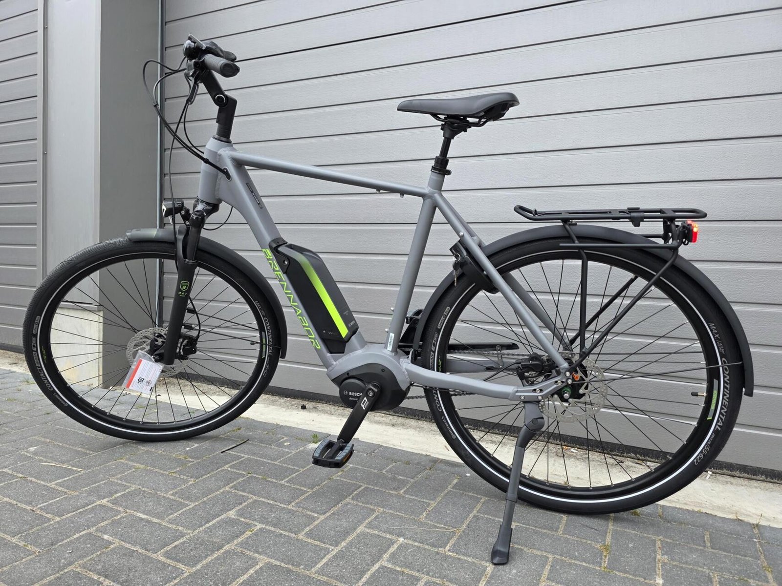 BRENNABOR T-32e Diamant concrete grey matt / lime matt Maat: M(50cm) - Afbeelding 7