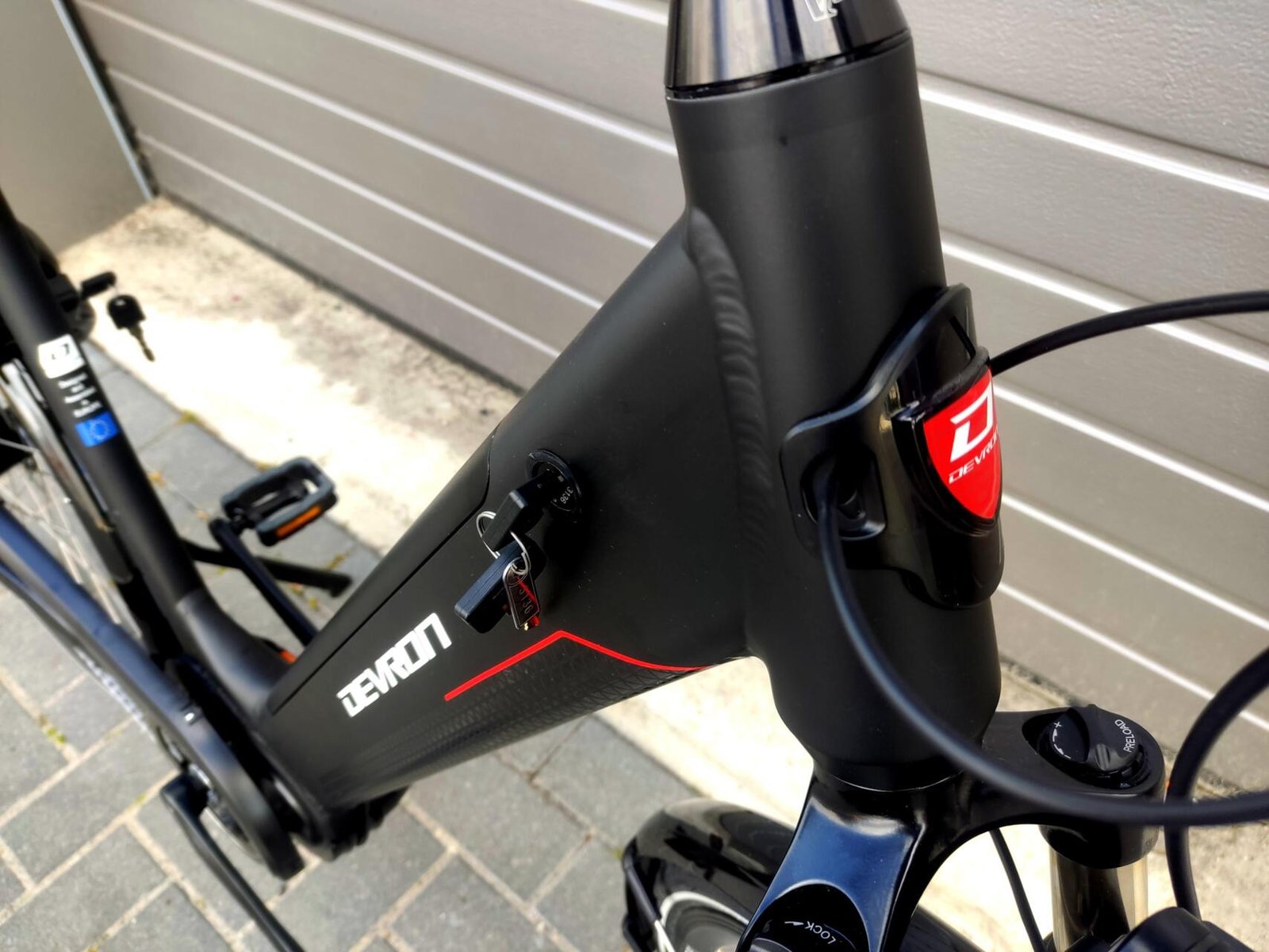 Devron 28426 City e-bike lage instap 80NM Middenmotor Zwart (L) - Afbeelding 18