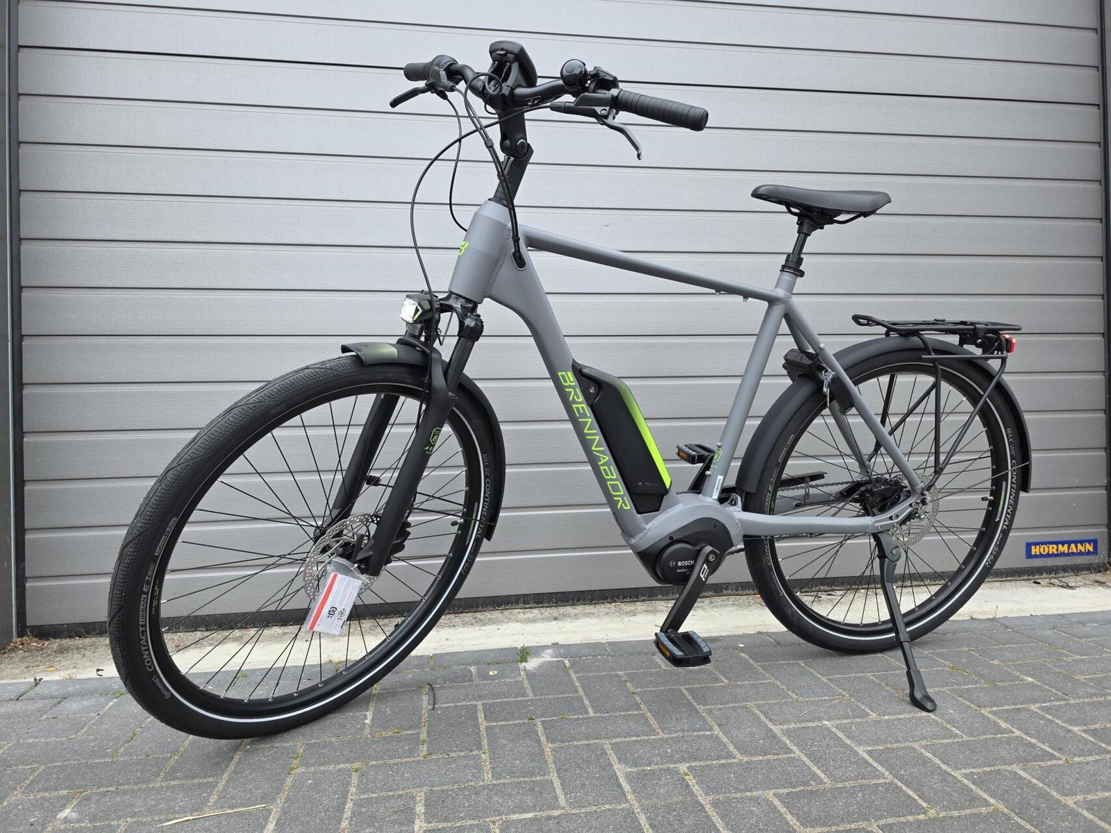 BRENNABOR T-32e Diamant concrete grey matt / lime matt Maat: M(50cm) - Afbeelding 20