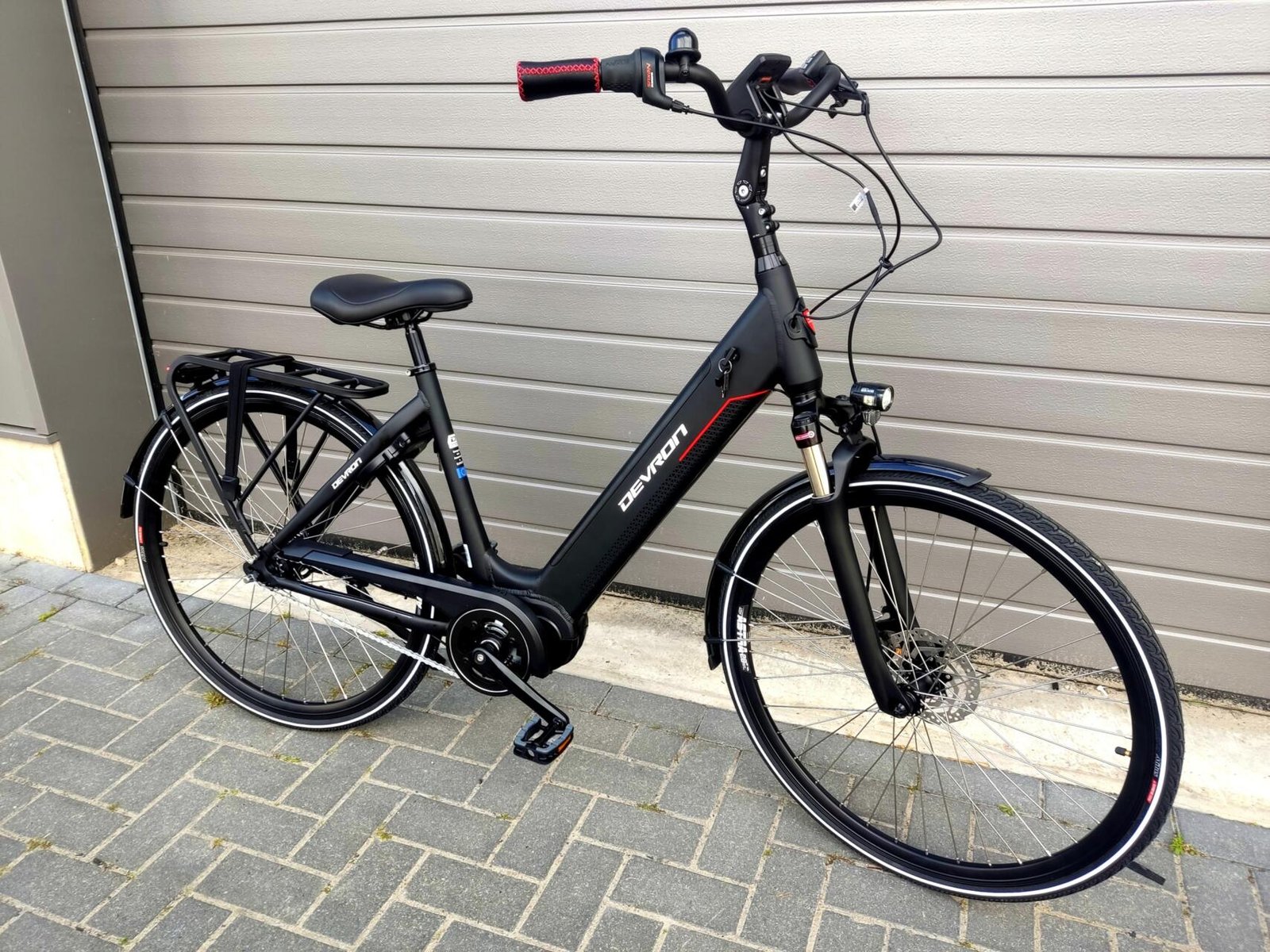 Devron 28426 City e-bike lage instap 80NM Middenmotor Zwart (L) - Afbeelding 21