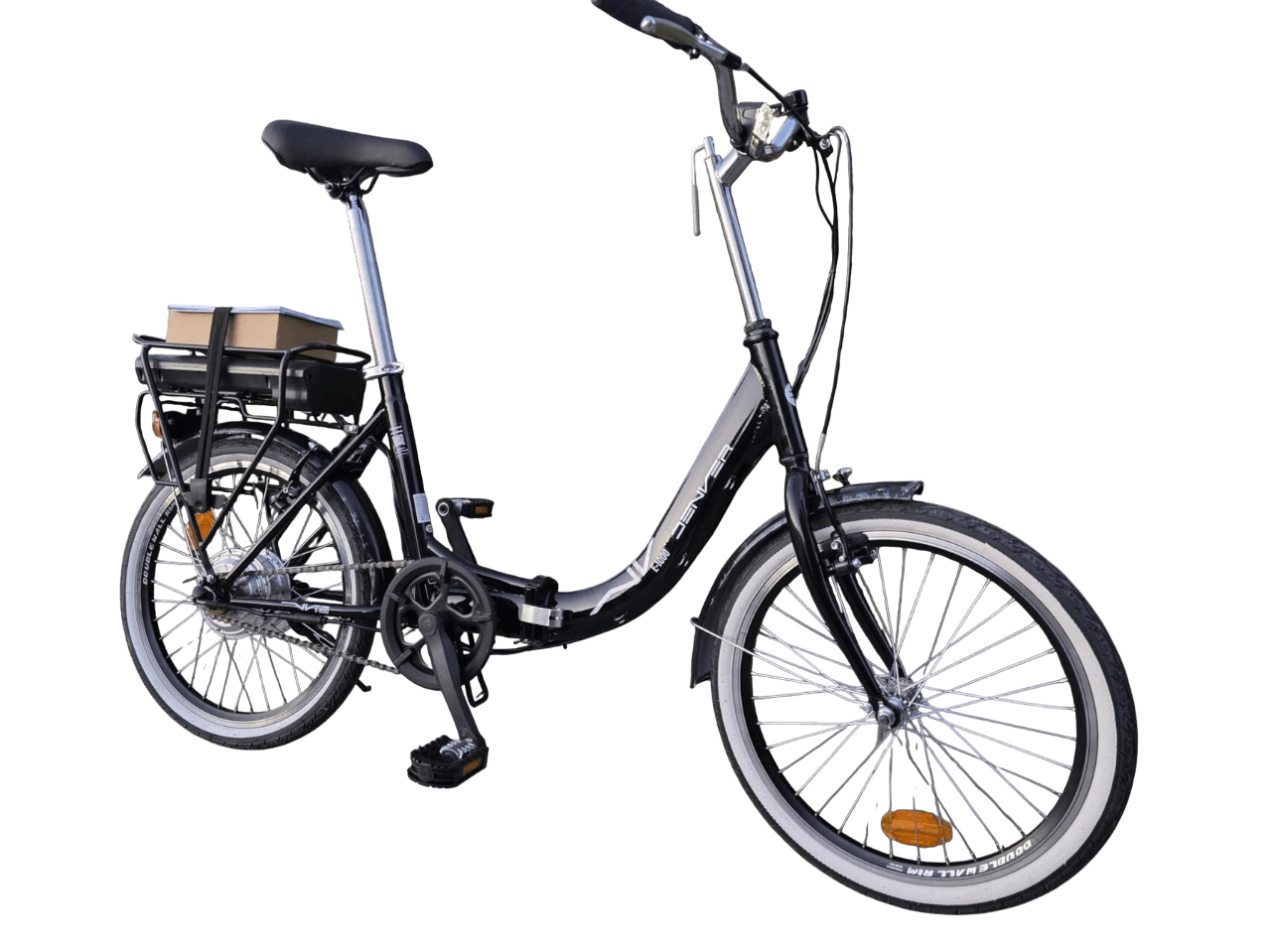 Denver E-1000 Elektrische vouwfiets Zwart