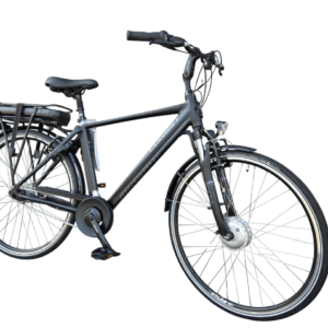 Corwin 28122 Elektrische herenfiets mat zwart A-merk onderdelen Budget prijs! Maat: L