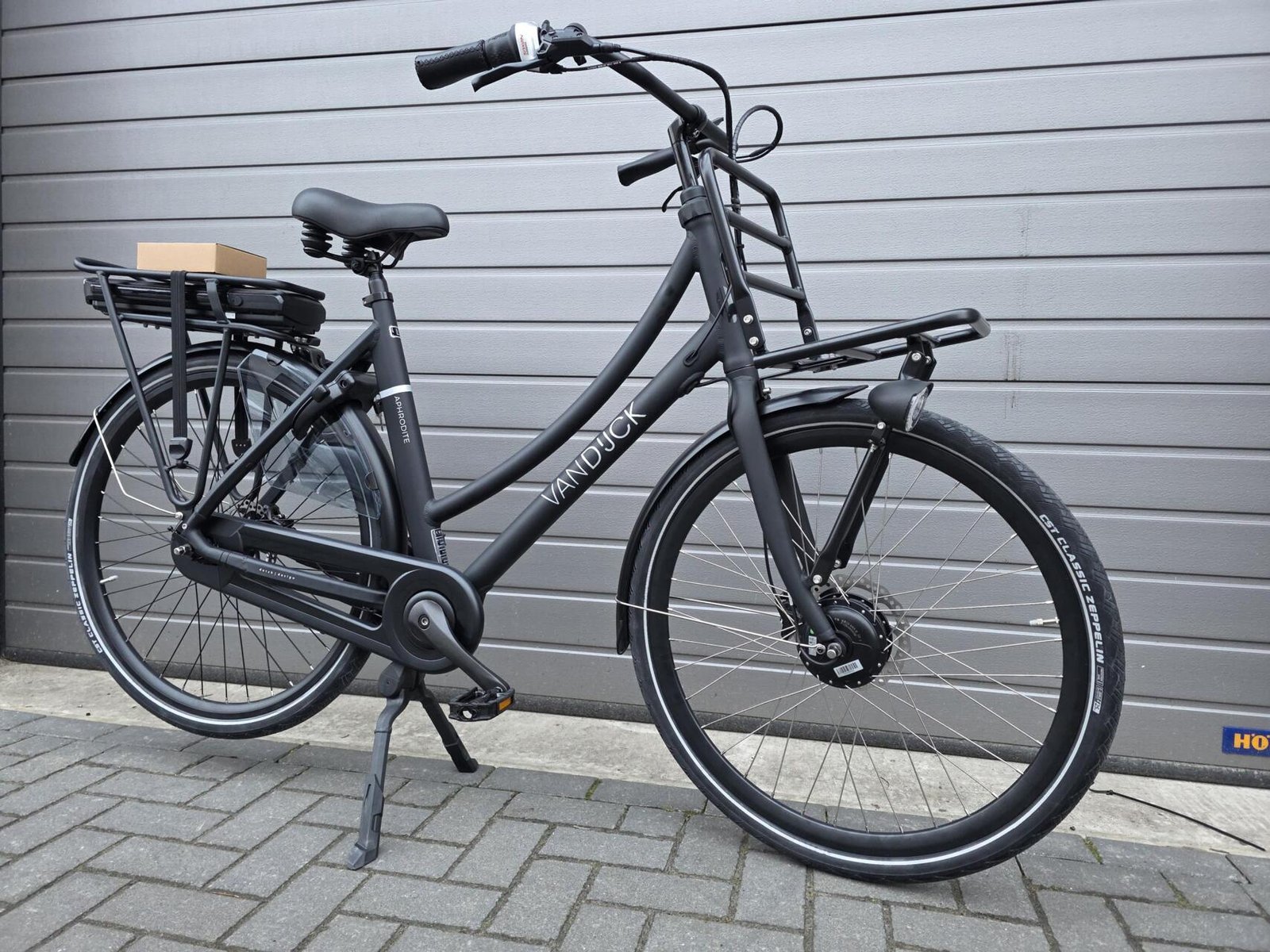 VanDijck Aphrodite N7 500wh Elektrische transportfiets Mat zwart Maat: L(56CM) - Afbeelding 3