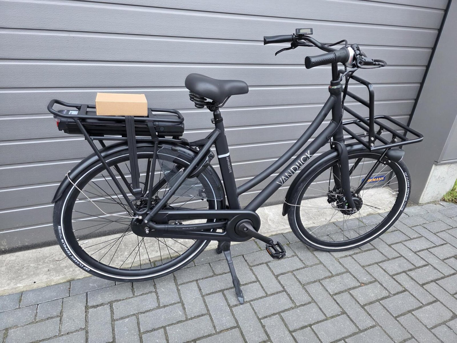 VanDijck Aphrodite N7 500wh Elektrische transportfiets Mat zwart Maat: L(56CM) - Afbeelding 22