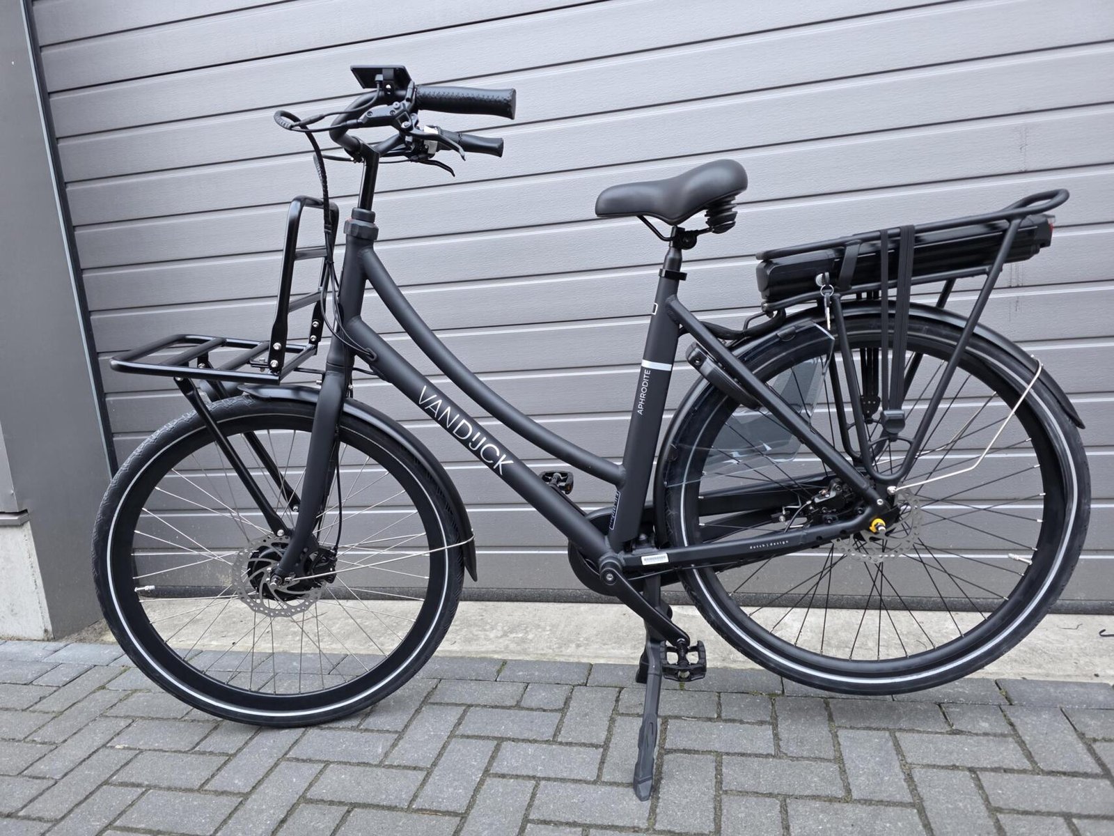 VanDijck Aphrodite N7 500wh Elektrische transportfiets Mat zwart Maat: L(56CM) - Afbeelding 26