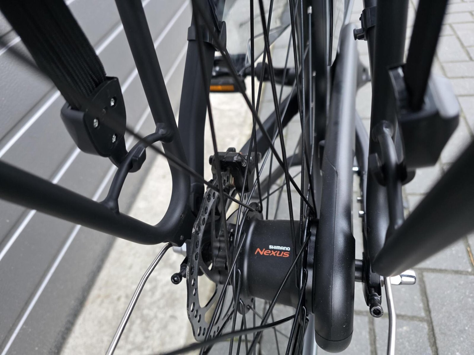 VanDijck Aphrodite N7 500wh Elektrische transportfiets Mat zwart Maat: L(56CM) - Afbeelding 10