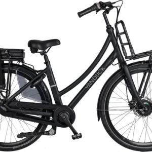 VanDijck Aphrodite N7 500wh Elektrische transportfiets Mat zwart Maat: M(51CM)