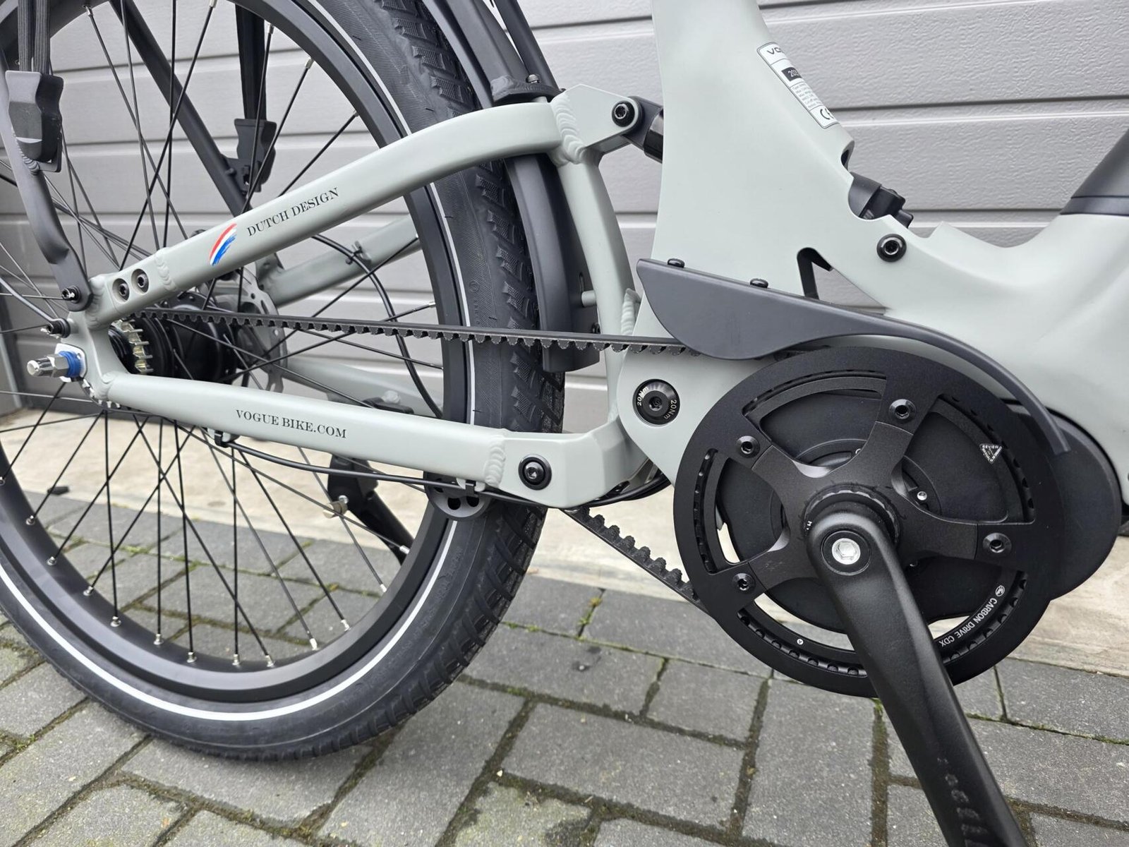 Vogue Artemis Matt Grey 2026 Volgeveerde elektrische fiets met riemaandrijving en middenmotor! - Afbeelding 11