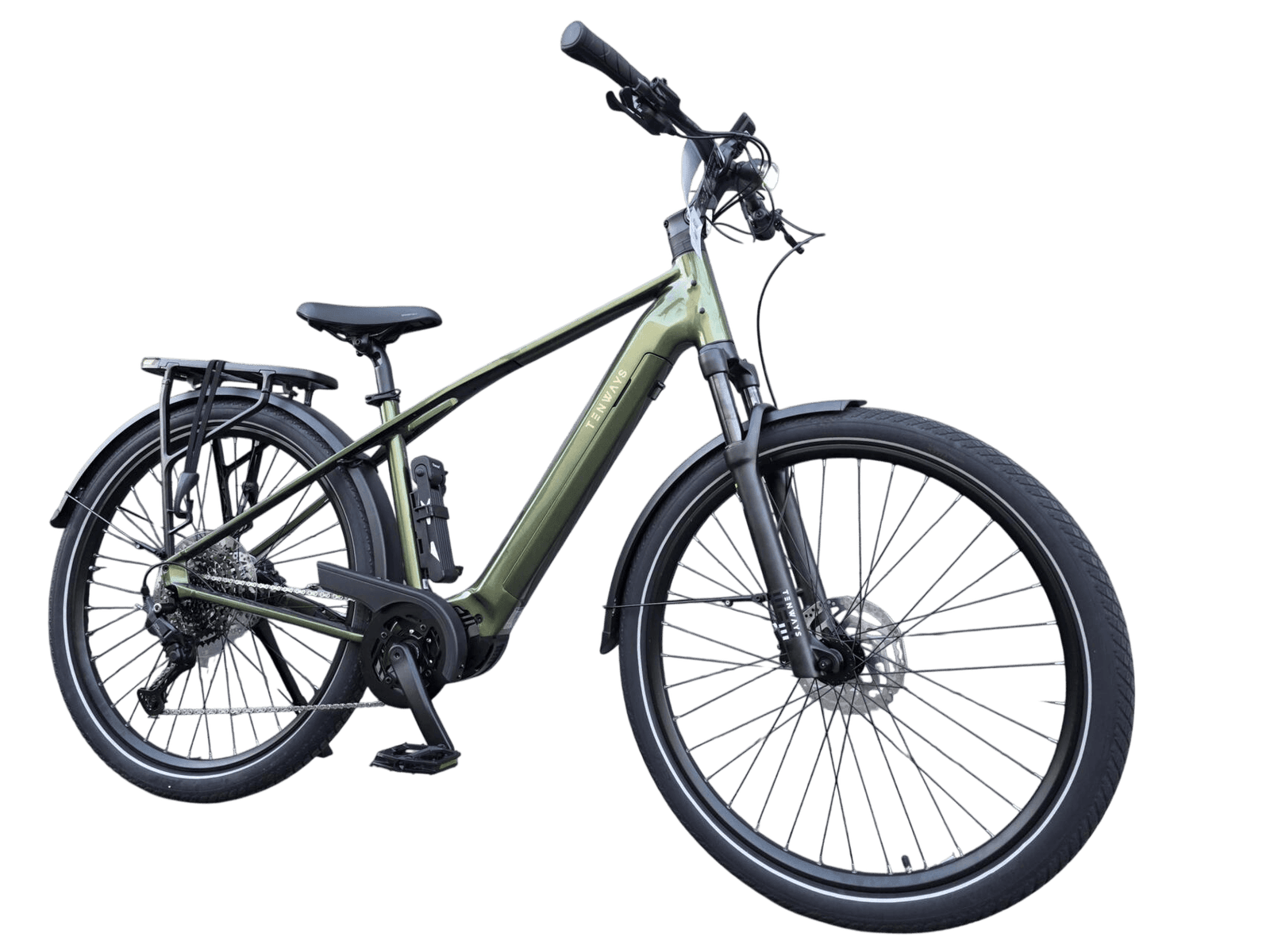 De nieuwe: Tenways AGO X Special Edition 2026 Olive Moss met 80NM Middenmotor SUV!