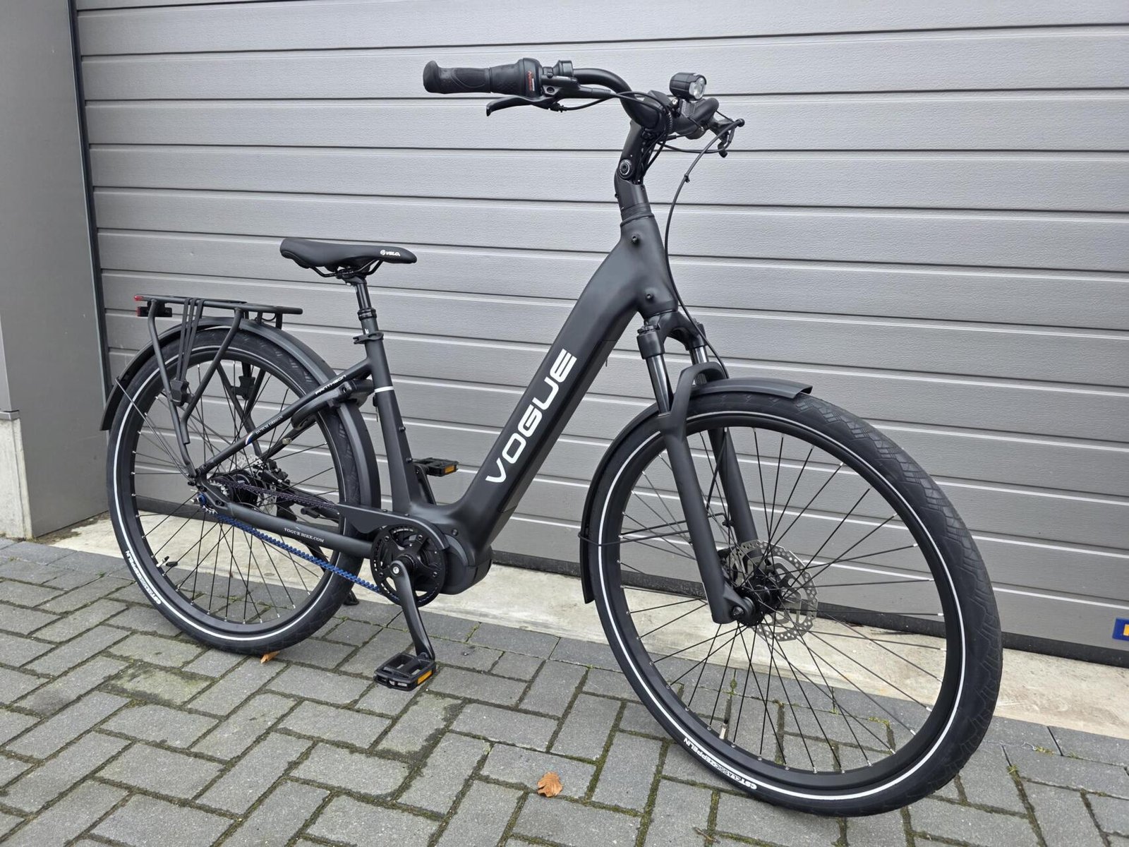 Vogue Pantheon Zwart N7 80NM middenmotor + riemaandrijving elektrische damesfiets Model: 2026 - Afbeelding 3