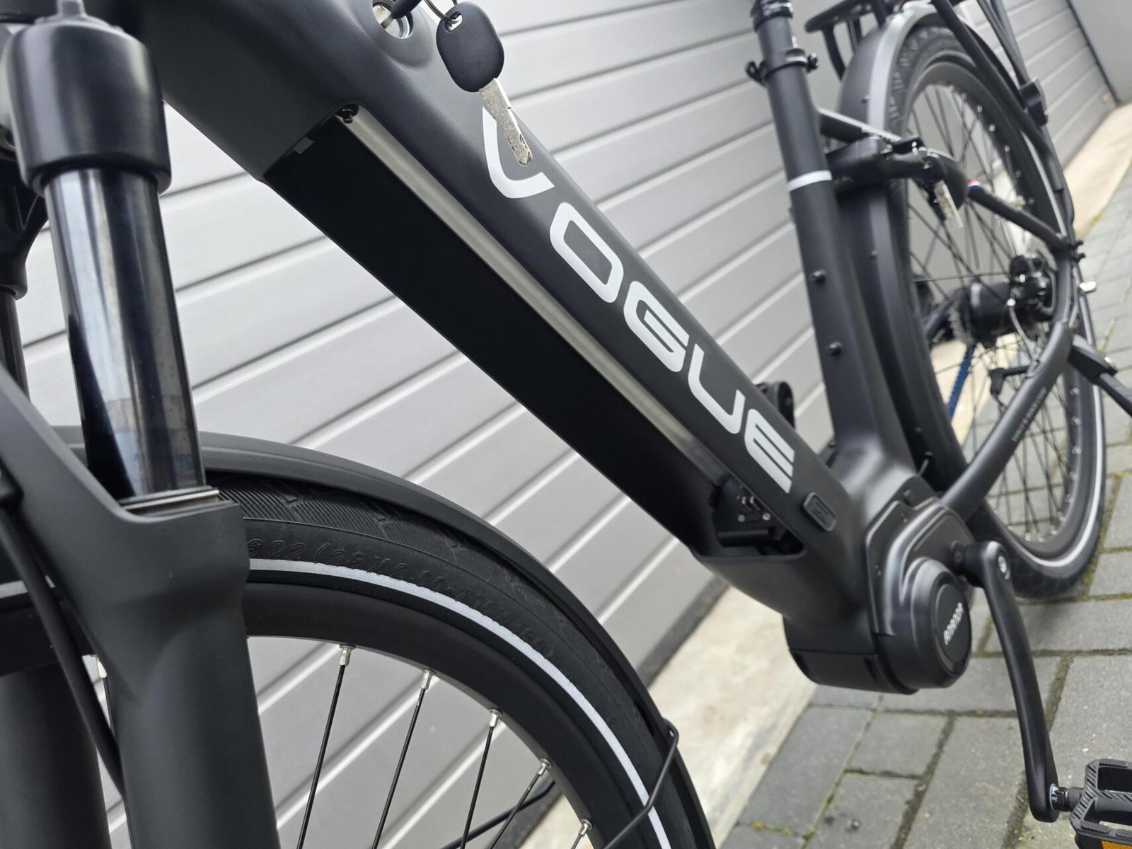 Vogue Pantheon Zwart N7 80NM middenmotor + riemaandrijving elektrische damesfiets Model: 2026 - Afbeelding 23