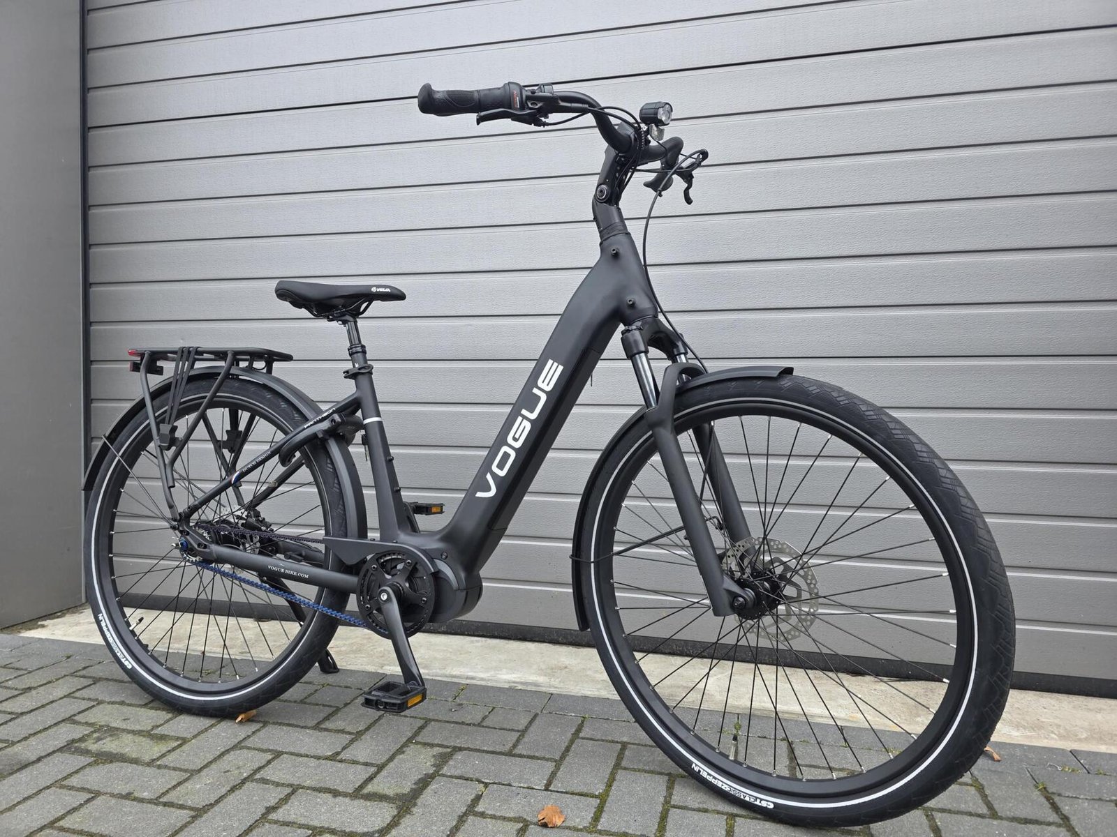 Vogue Pantheon Zwart N7 80NM middenmotor + riemaandrijving elektrische damesfiets Model: 2026 - Afbeelding 24