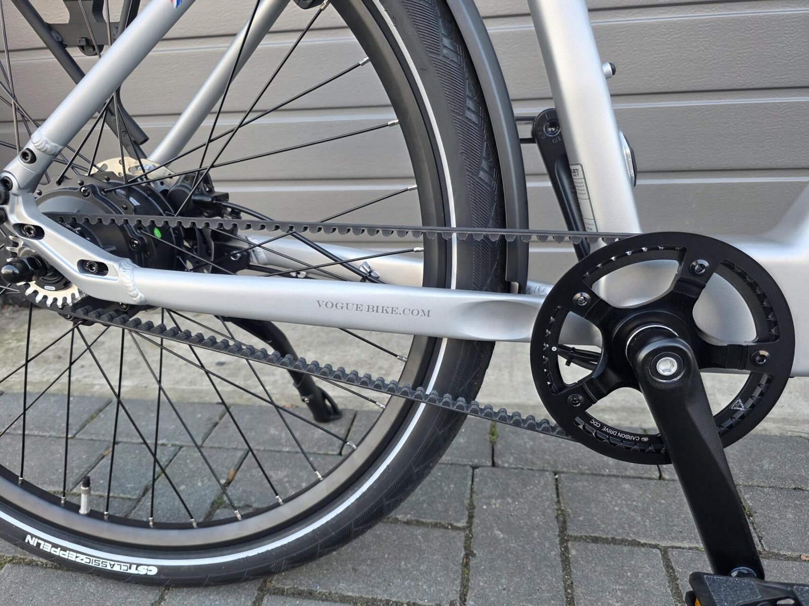 Vogue Motion Man Matt Titanium Grey 2026 e-bike met riemaandrijving en automatische versnelling! - Afbeelding 9