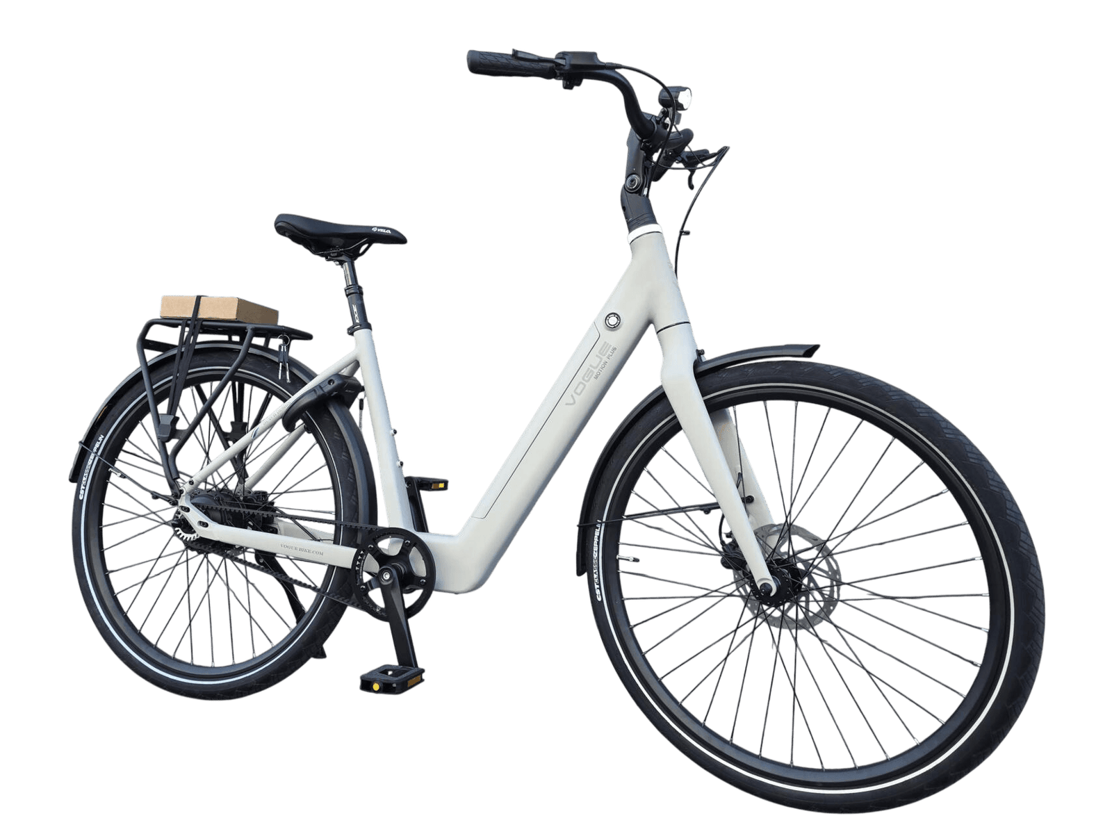 Vogue Motion Plus e-bike Grey met automatische versnelling en riemaandrijving Model: 2026