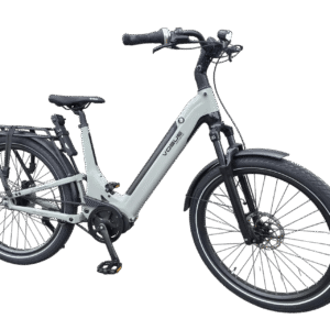 Vogue Artemis Matt Grey 2026 Volgeveerde elektrische fiets met riemaandrijving en middenmotor!