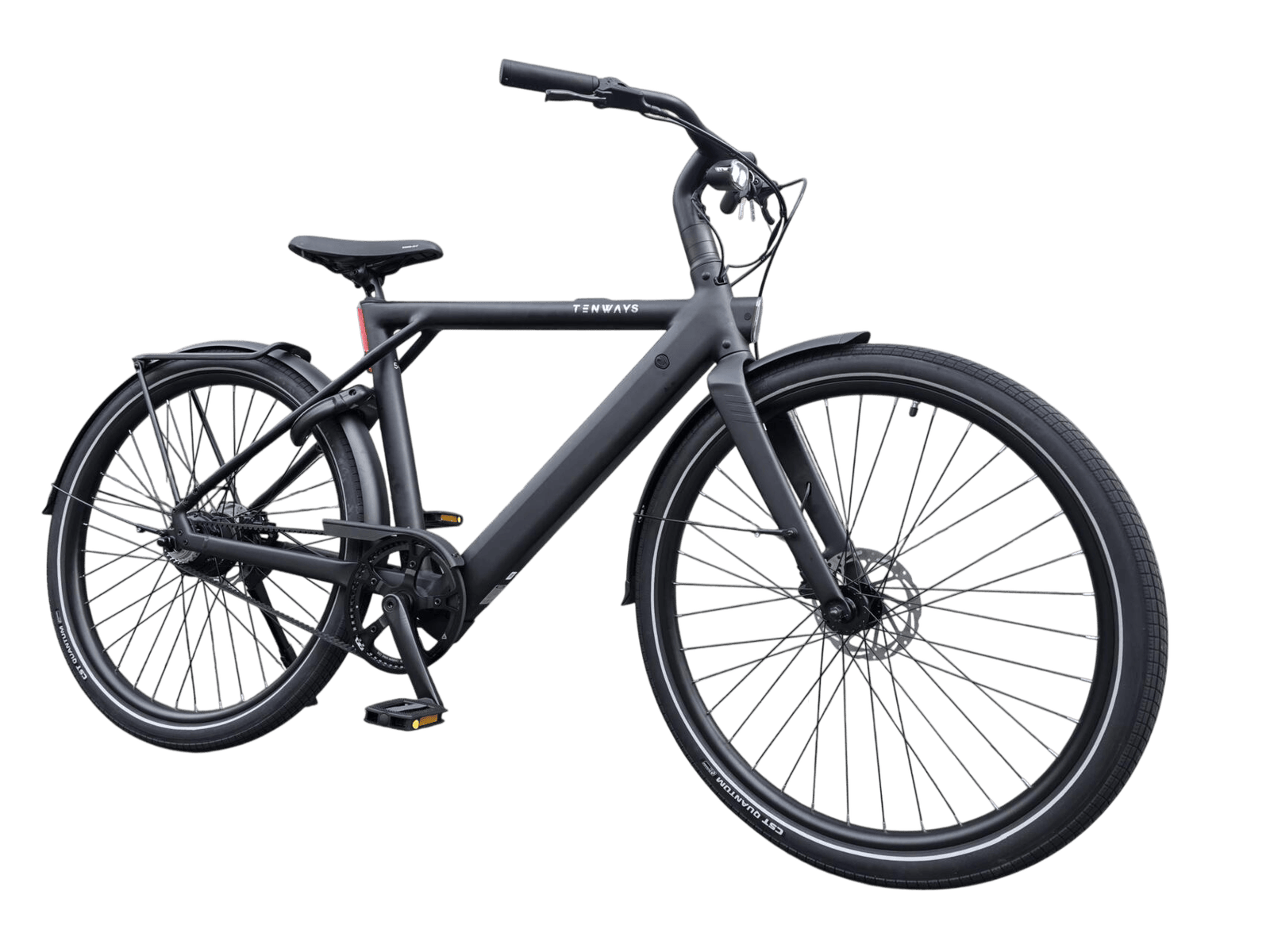 NIEUWSTE Tenways CGO009 Midnight Black 2026 Smart e-bike met GPS/APP bediening!