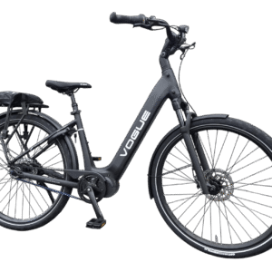 Vogue Pantheon Zwart N7 80NM middenmotor + riemaandrijving elektrische damesfiets Model: 2026