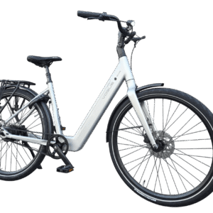 Vogue Motion Matt Titanium Grey 2026 e-bike met riemaandrijving en automatische versnelling!