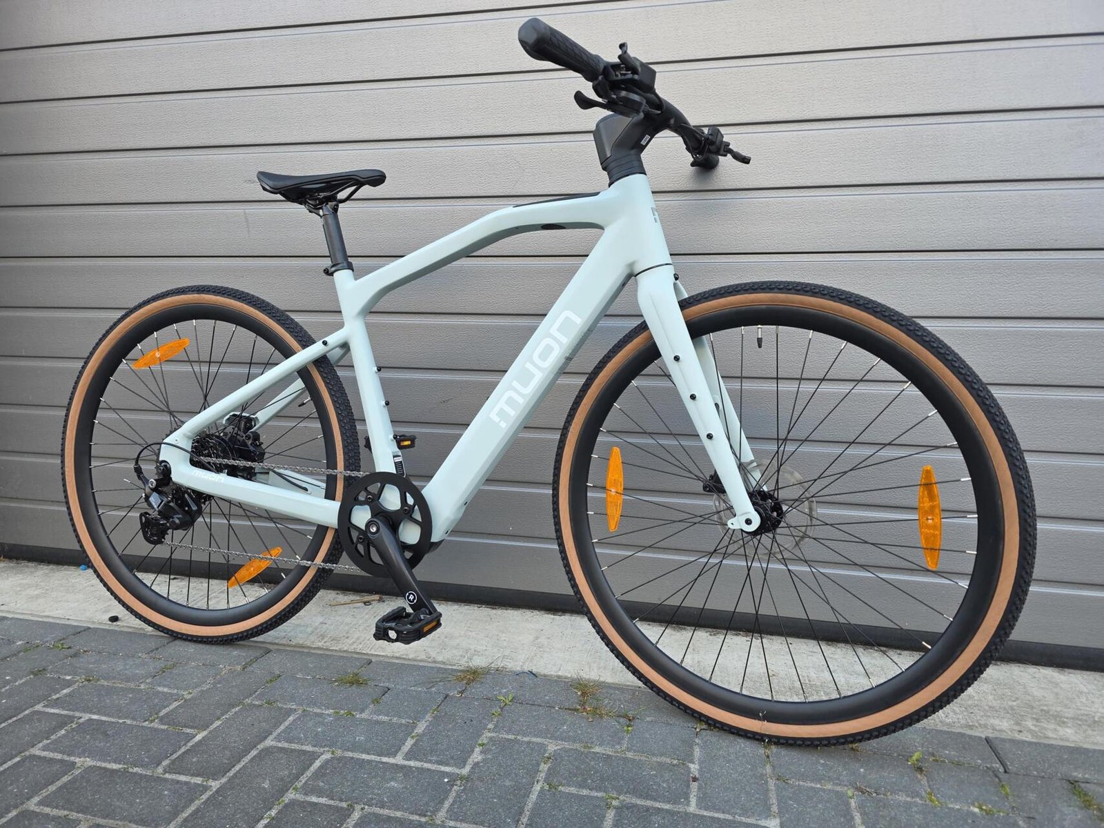 NIEUW! MUON Fermion Pro E-Gravelbike Elektrische gravelfiets Munt groen - Afbeelding 2