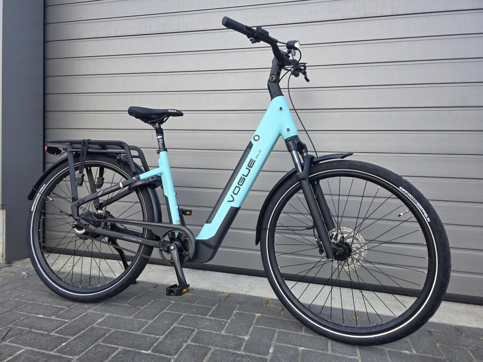 NIEUW Vogue Milo urban ebike elektrische damesfiets met riem - Afbeelding 2