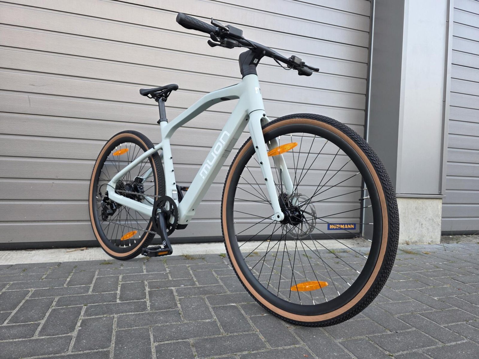 NIEUW! MUON Fermion Pro E-Gravelbike Elektrische gravelfiets Munt groen - Afbeelding 11