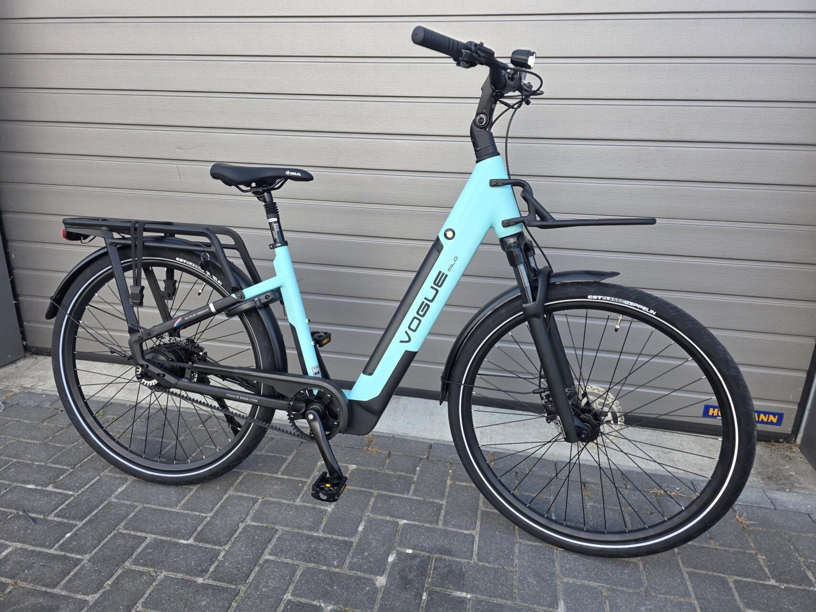 NIEUW Vogue Milo urban ebike elektrische damesfiets met riem - Afbeelding 16