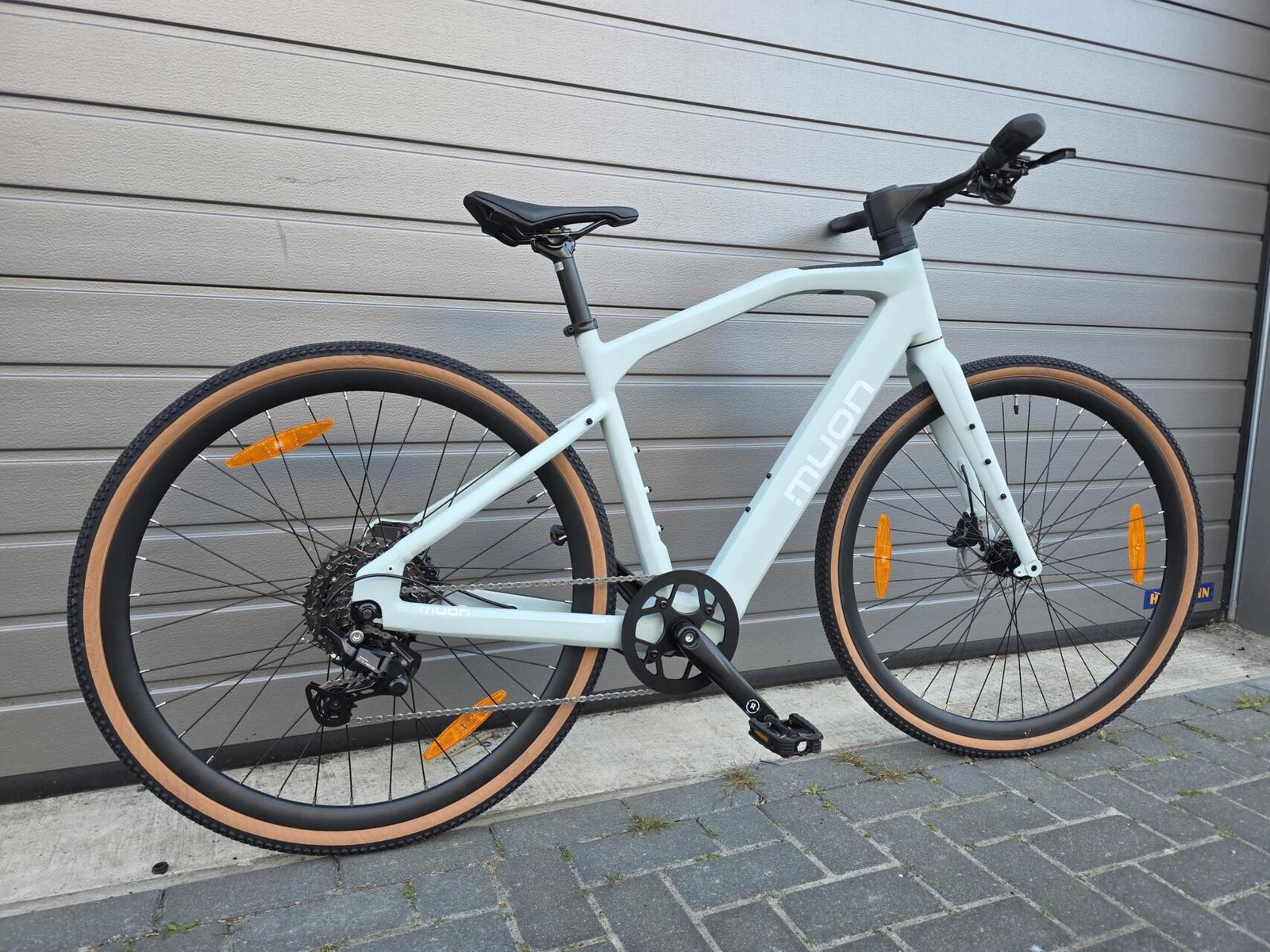NIEUW! MUON Fermion Pro E-Gravelbike Elektrische gravelfiets Munt groen - Afbeelding 20