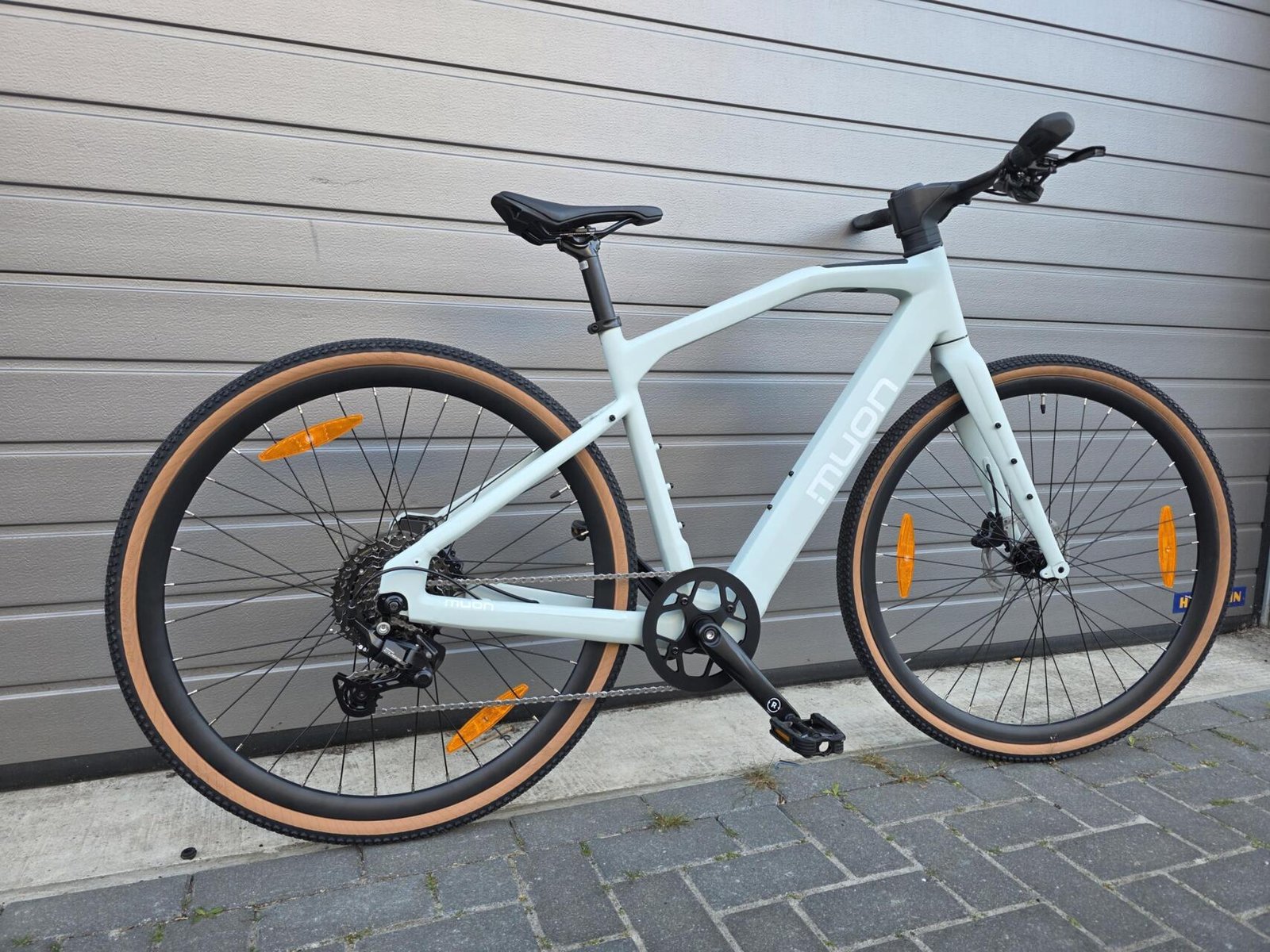 NIEUW! MUON Fermion Pro E-Gravelbike Elektrische gravelfiets Munt groen - Afbeelding 21