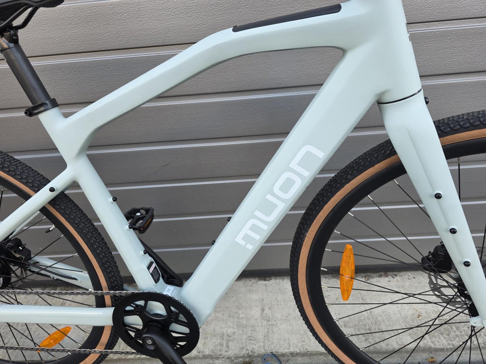 NIEUW! MUON Fermion Pro E-Gravelbike Elektrische gravelfiets Munt groen - Afbeelding 8