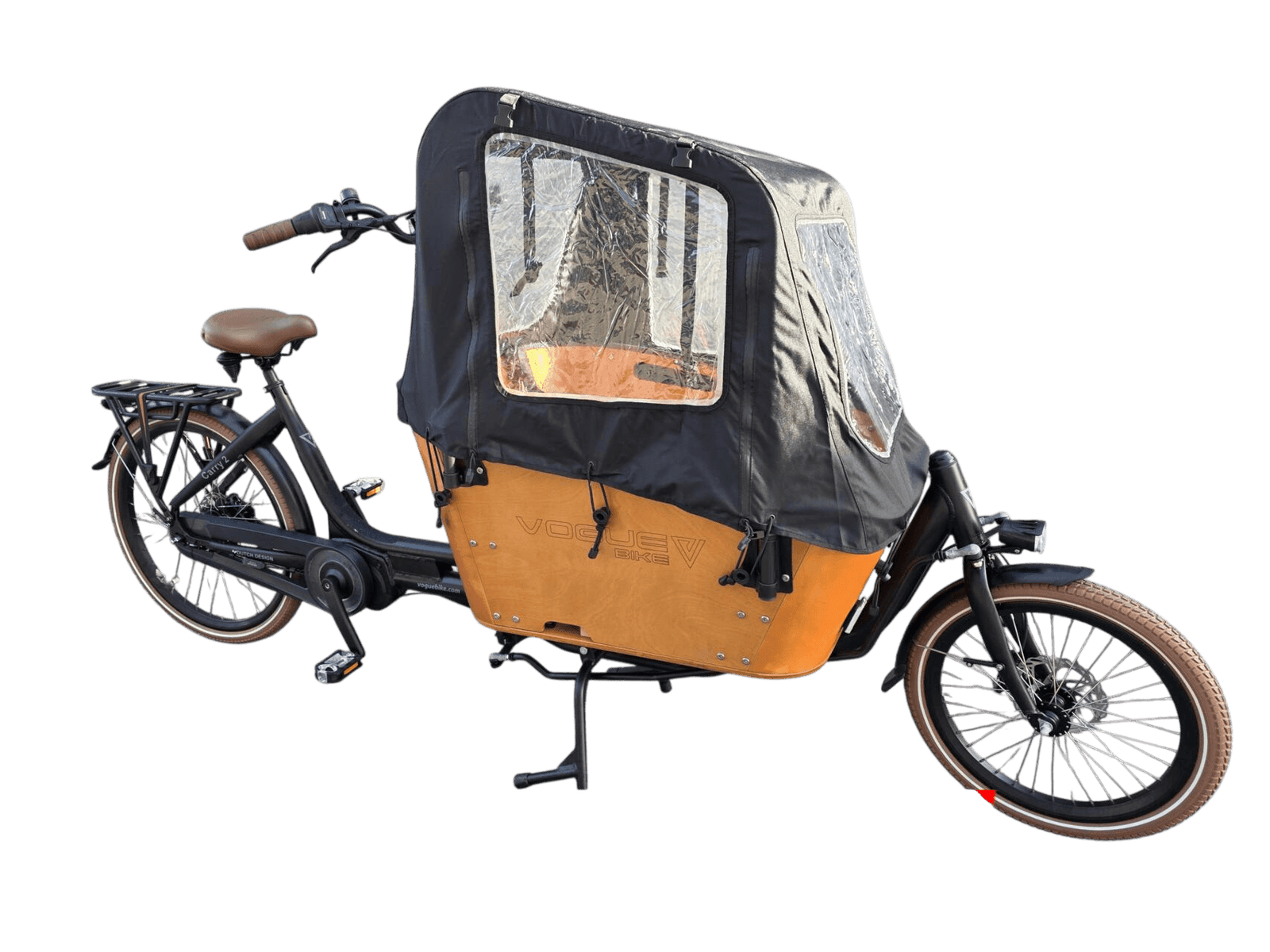 NIEUW Vogue Carry 2 Middenmotor tweewieler e-bakfiets + huif