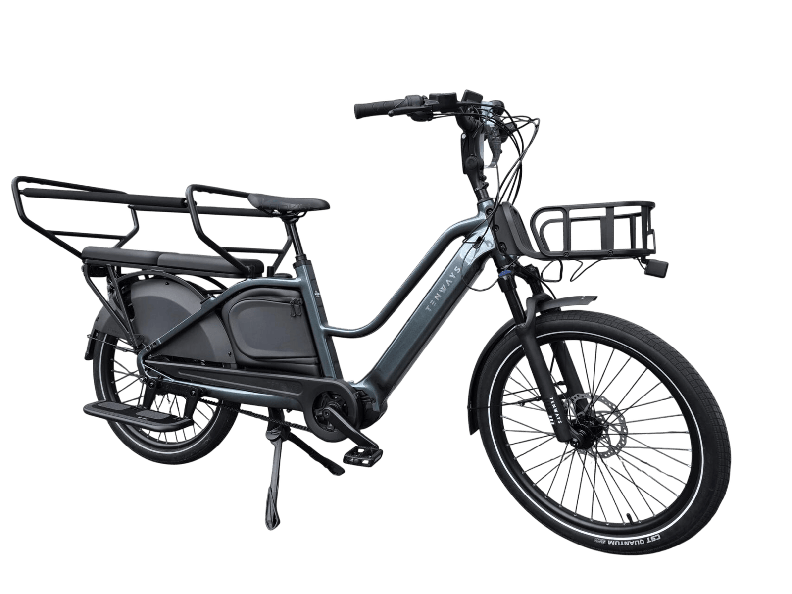 Direct leverbaar Tenways Longtail DUO met riem en 720WH ACCU