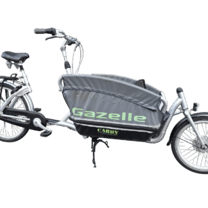Nette Gazelle Cabby Bakfiets met maxi cosi houder